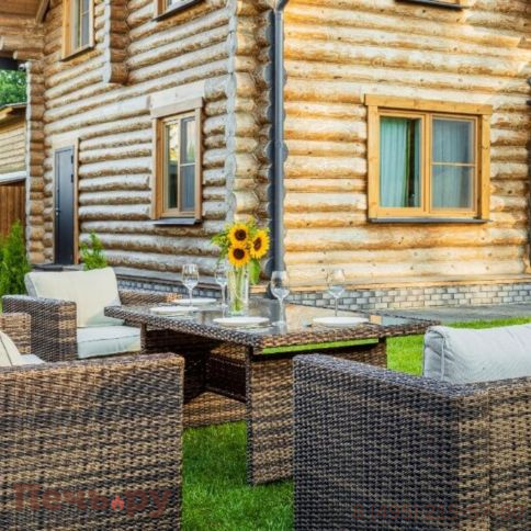 Комплект мебели  Royal Family Karl с обеденным столом коричневого цвета фото 4