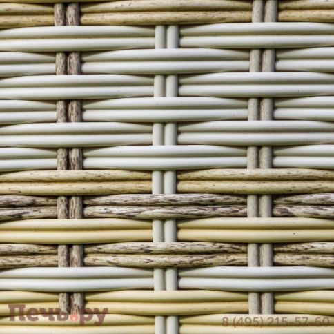 Комплект мебели Royal Family Zoya из искусственного ротанга бежевого цвета фото 4