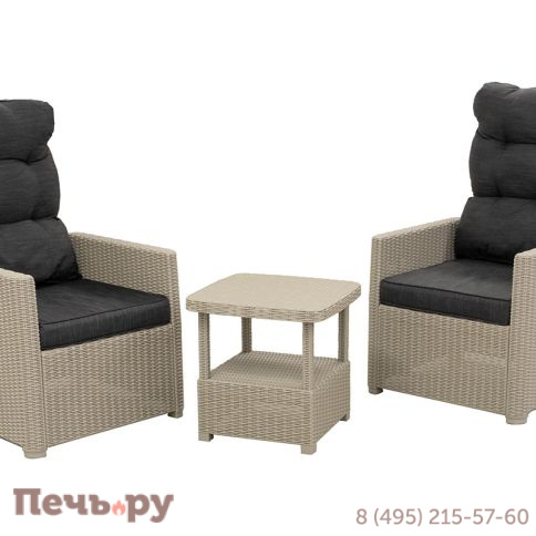 Комплект уличной мебелиGardeck  B:Rattan MANCHESTER SET 2, цвет серый фото