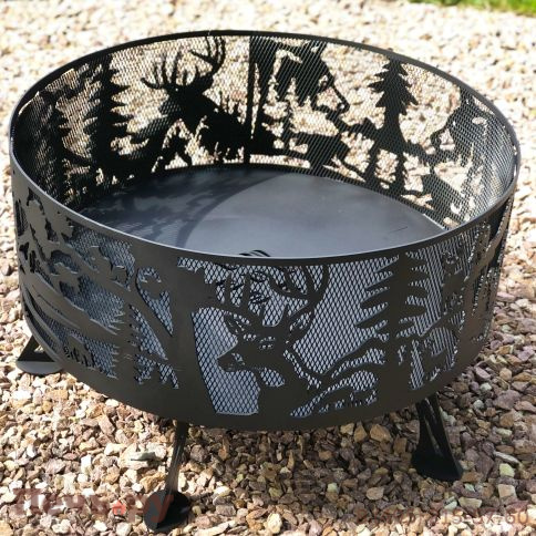 Костровая чаша Искры костра Лес (6мм) фото 3