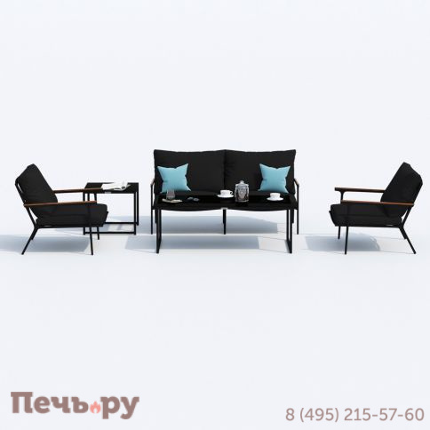 Кресло FESTA черное фото 2