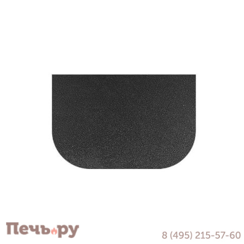 Лист предтопочный Везувий 400х600х1 R135 антрацит фото