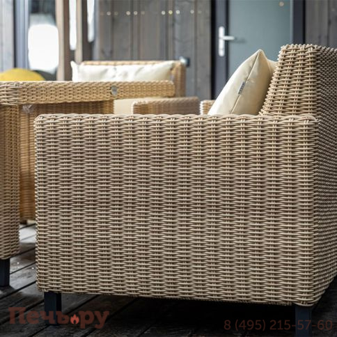 Диван Gardeck Mokka Bella 3-х местный, соломенный фото 7