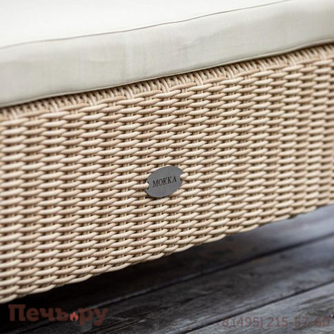 Пуф большой Gardeck Mokka Bella, соломенный фото 4