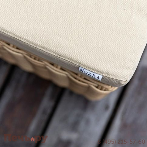 Пуф малый Gardeck Mokka Bella, соломенный фото 3