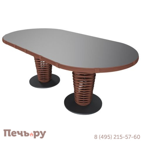 Стол обеденный Gardeck Mokka Majorca, цвет капучино фото