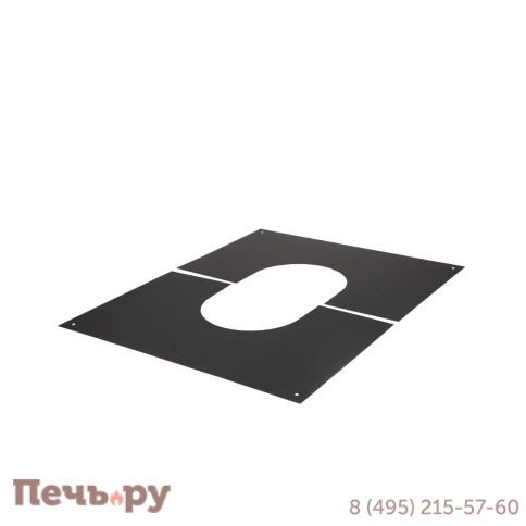 Накладка декоративная разрезная КПД черная 550 х770 фото