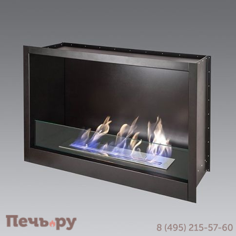 Ниша для камина Silver Smith Capsula под кассету Lux 3 Glass фото