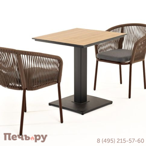 Обеденная группа 4SiS Каффе на 2 персоны, цвет дуб фото 11