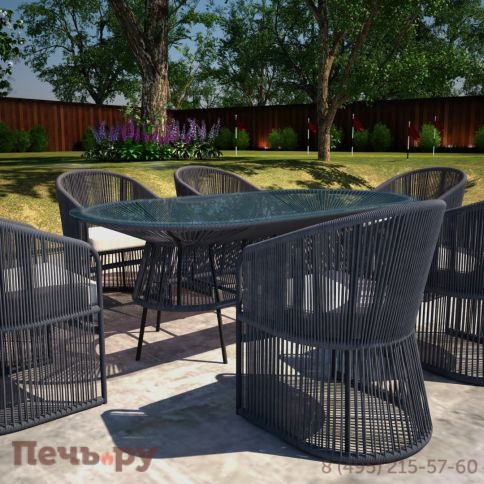 Обеденная группа "Соната" с овальным столом фото