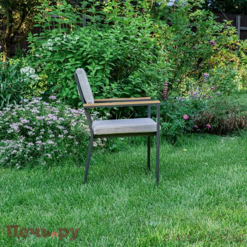 Обеденное кресло Royal Family Oscar с подлокотниками из тика фото 4