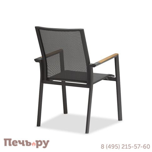 Обеденный комплект Brafritid Lyon-Andy 280A+8N антрацит/натуральный, алюминий/тик фото 6