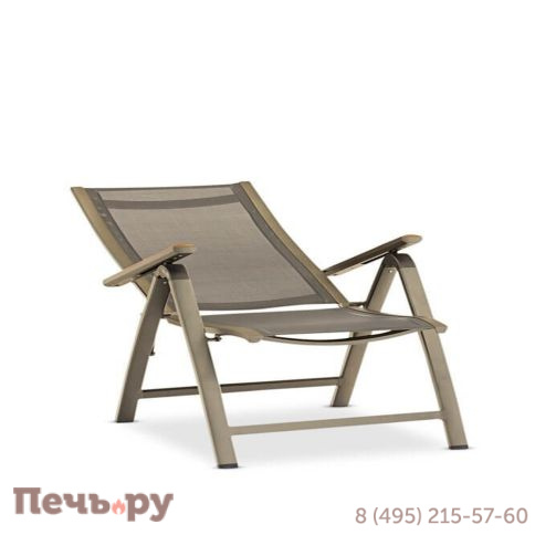 Обеденный комплект Brafritid Lyon-Andy 280B+8R антрацит/натуральный, алюминий/тик фото 7