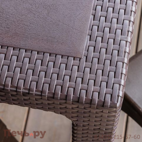 Обеденный комплект JULY L коричневый фото 6