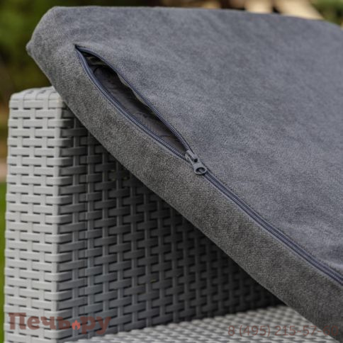 Обеденный комплект Royal Family JULY XXL светло-серый фото 5