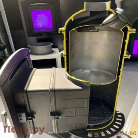 Печь банная Прометалл Атмосфера XL+ в плитке Талькохлорит фото 11