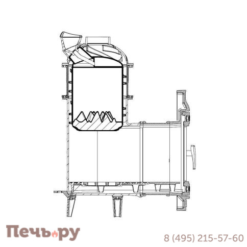 Печь банная Прометалл Атмосфера XL+ в плитке Талькохлорит фото 5