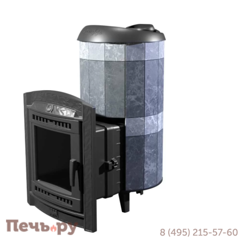 Печь банная Прометалл Атмосфера XL+ в плитке Талькохлорит фото