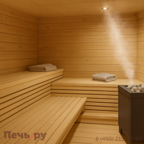 Печь для сауны Lang THERMOS noir 12 кВ фото 3