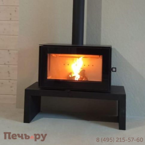 Печь камин Астов Куб 3С 800 на подиуме фото 8