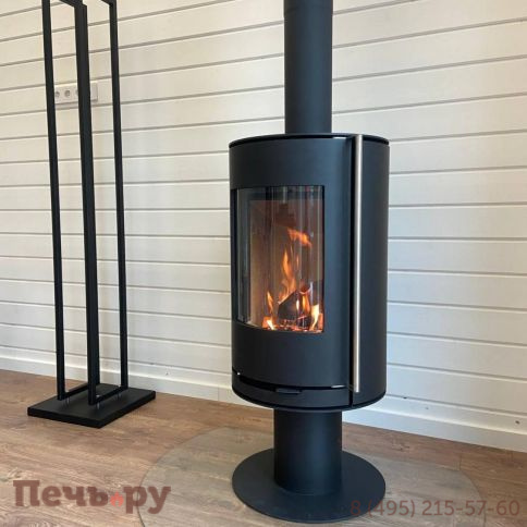 Печь камин Астов R1.0 N сталь (круглая задняя часть) фото 7