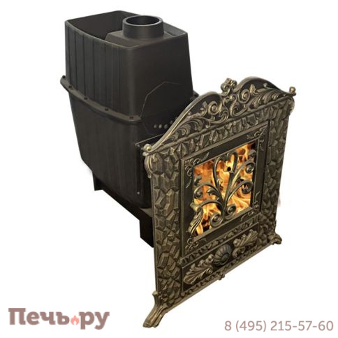 Печь-камин Березка Verona 50 закрытая каменка из нержавеющей стали фото 7