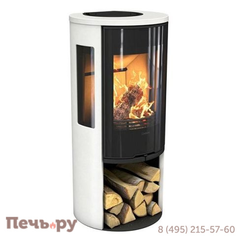 Печь камин Contura 556 G Style белый, стеклянная дверца фото