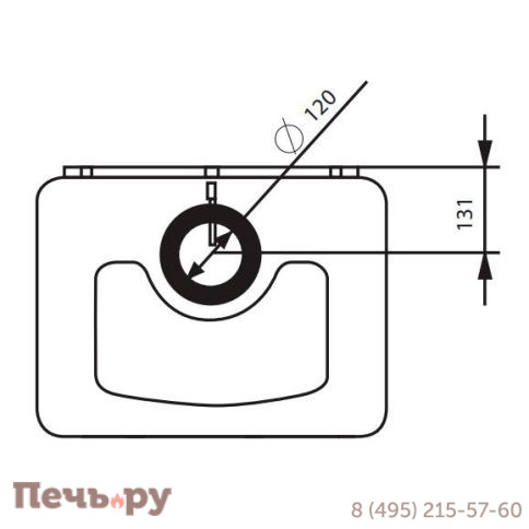 Печь камин Ferguss Mercuri (без плиты) фото 7