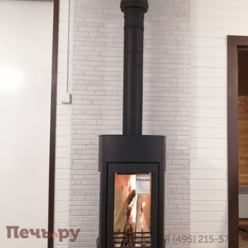 Печь-камин Мета Неман  3D фото 4