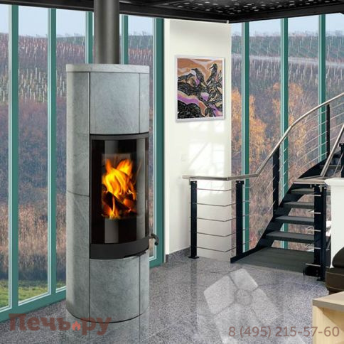 Печь камин Romotop Soria Akum камень фото 2