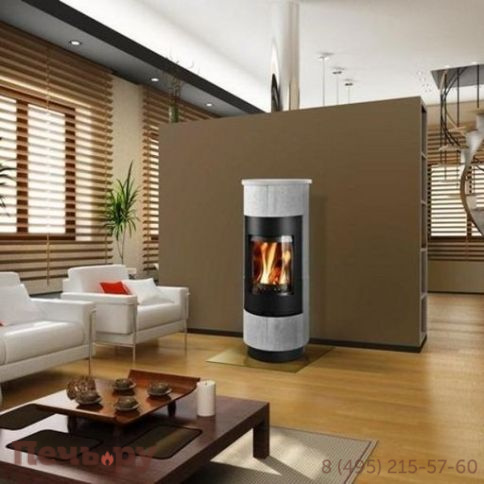 Печь отопительная Thorma Cadiz черн./serpentino фото 2