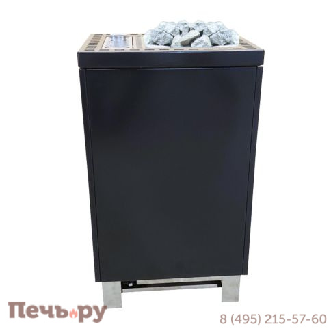 Печь с парогенератором для бани и сауны Lang THERMOS vapo noir 6 кВт (1,5 кВт) фото