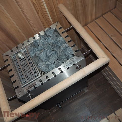 Печь с парогенератором для бани и сауны Lang Vapo therm VG 50 7.5 кВт, парогенератор 1.5 кВт с системой автозалива фото 4
