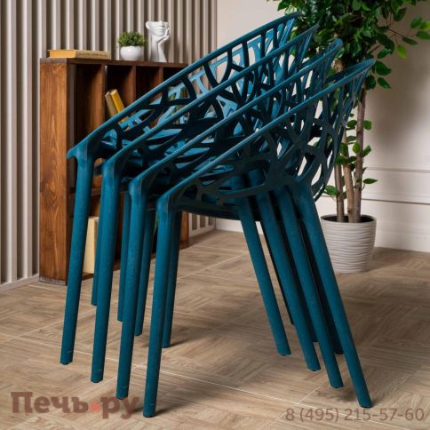 Пластиковый стул Royal Family ARIA сатин фото 8