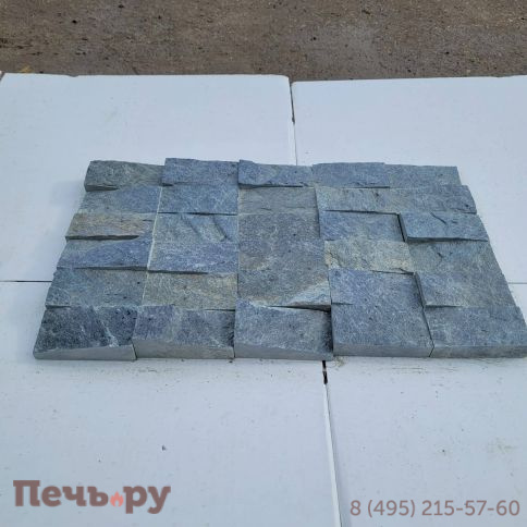 Плитка Bas из талькохлорита рваный камень 100х50х20 мм (цена за 1 кв.м.) фото 2