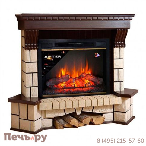 Портал InterFlame Экстер угловой /Panoramic 28`/Jupiter BLT / фото