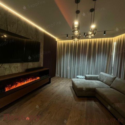 Премиальный паровой 3D электрокамин SappFire 600 фото 3