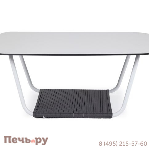 "Глория" журнальный стол 90х60см из HPL, цвет "молочный" фото 2