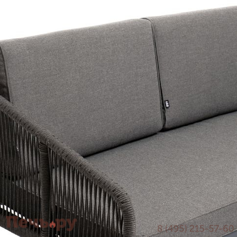 Лаунж-зона 4SiS Канны из роупа (веревки), цвет темно-серый фото 5