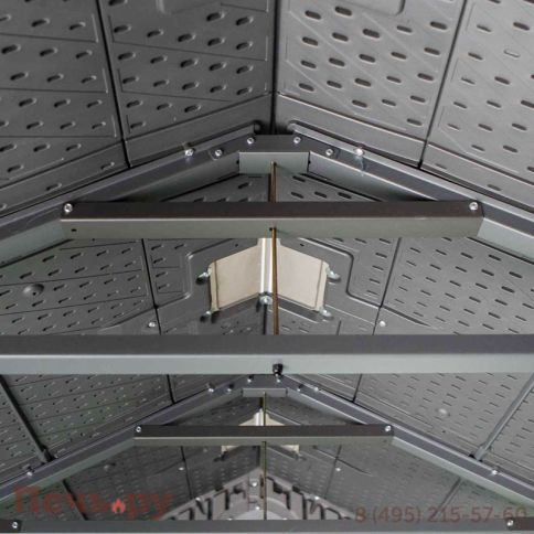 Сарай пластиковый Gardeck WoodLook 8*10 фото 17