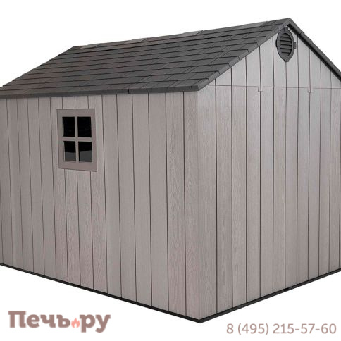 Сарай пластиковый Gardeck WoodLook 8*10 New фото 2