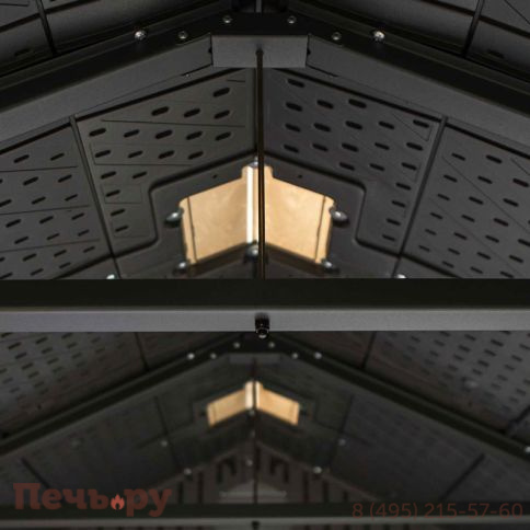 Сарай пластиковый Gardeck WoodLook 8*7.5 фото 10