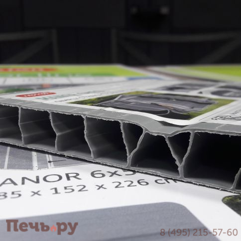 Сарай Keter "Манор Пентхаус 6x6" (размеры 175 x 175 см), серый фото 8