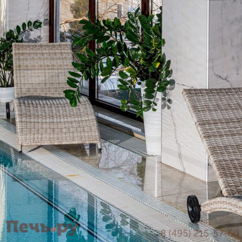 Шезлонг AGATA бежевый без матраса фото 3