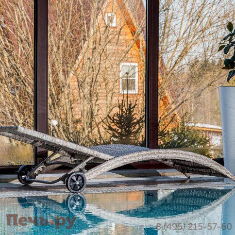 Шезлонг AGATA бежевый без матраса фото 7