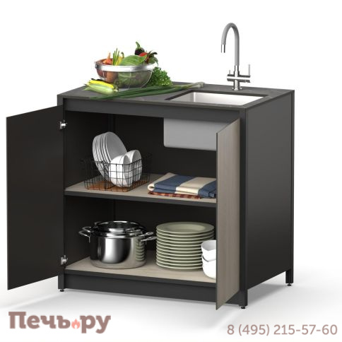 Шкаф напольный Cronon с мойкой Lounge D-04S-R, 90 см фото 5