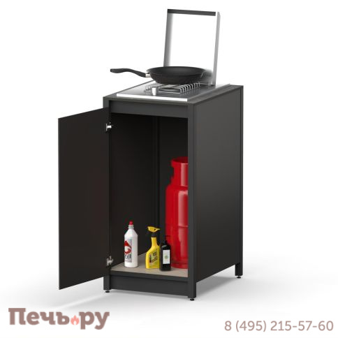 Шкаф напольный с газовой плитой Cronon Lounge D-14P, 40 см фото 11