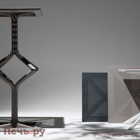 Стол пластиковый обеденный Gardeck Nardi Clip 80, тортора фото 5