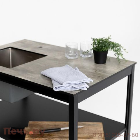 Стол разделочный Cronon с мойкой Lounge B-02S-L, 90 см фото 10