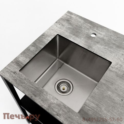 Стол разделочный Cronon с мойкой Lounge B-02S-L, 90 см фото 5